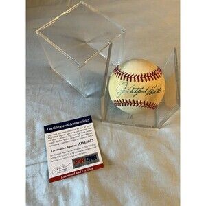 Jim "Catfish" Hunter Signed Baseball - PSA COA - New York Yankees PSA DNA MLB